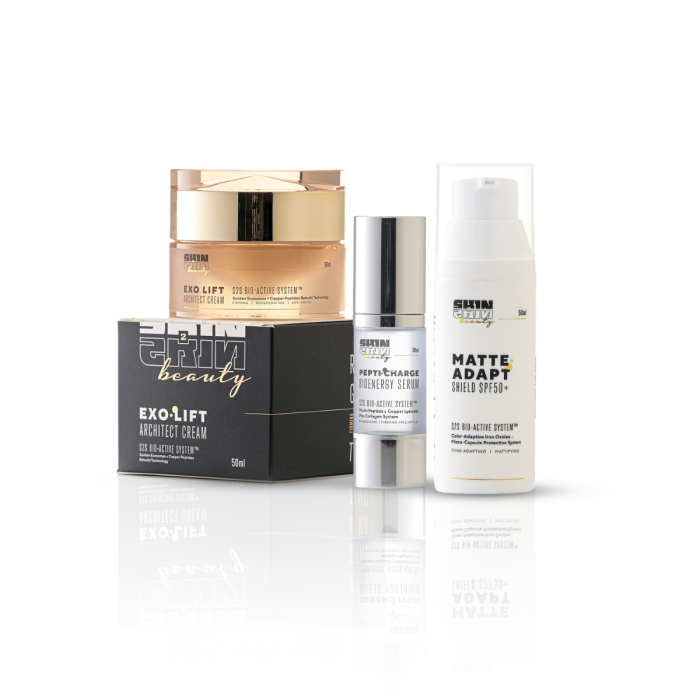 Πακέτο Exo•Lift + Pepti•Charge + Matte•Adapt SPF50 — Skin2Skin Beauty