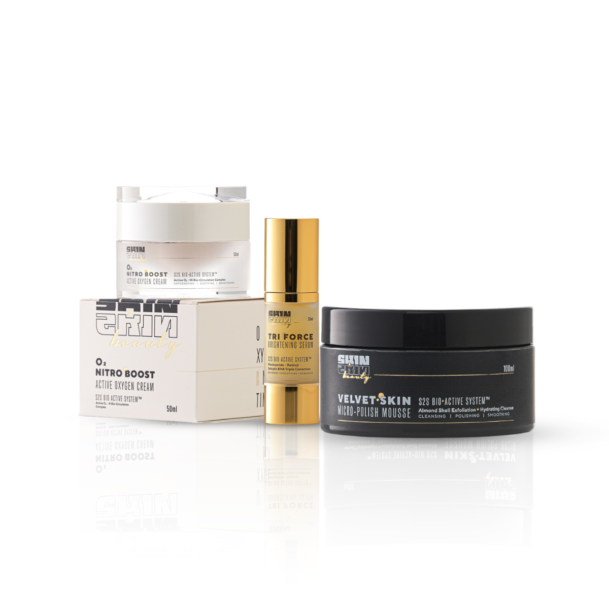 Πακέτο Nitro•Boost + Tri•Force + Velvet•Skin Πακέτο Nitro•Boost + Tri•Force + Velvet•Skin — Skin2Skin Beauty
